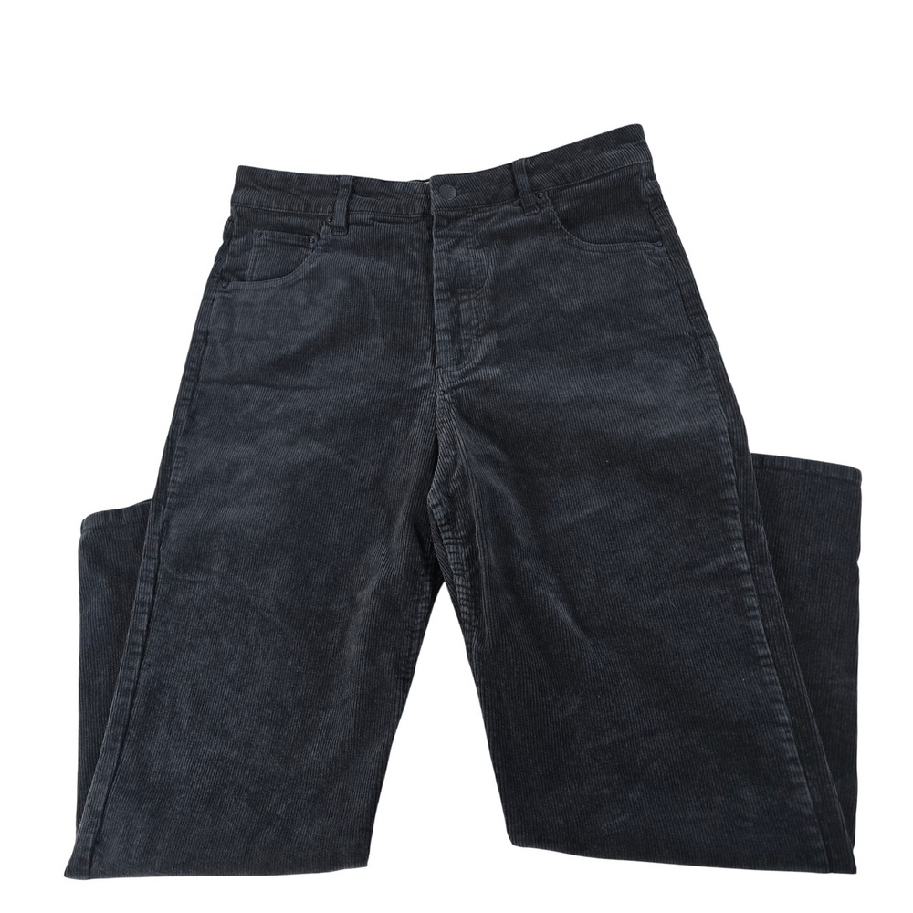 Marine Layer Navy Blue Corduroy Straight Leg Pants Womens 33x25 High Rise